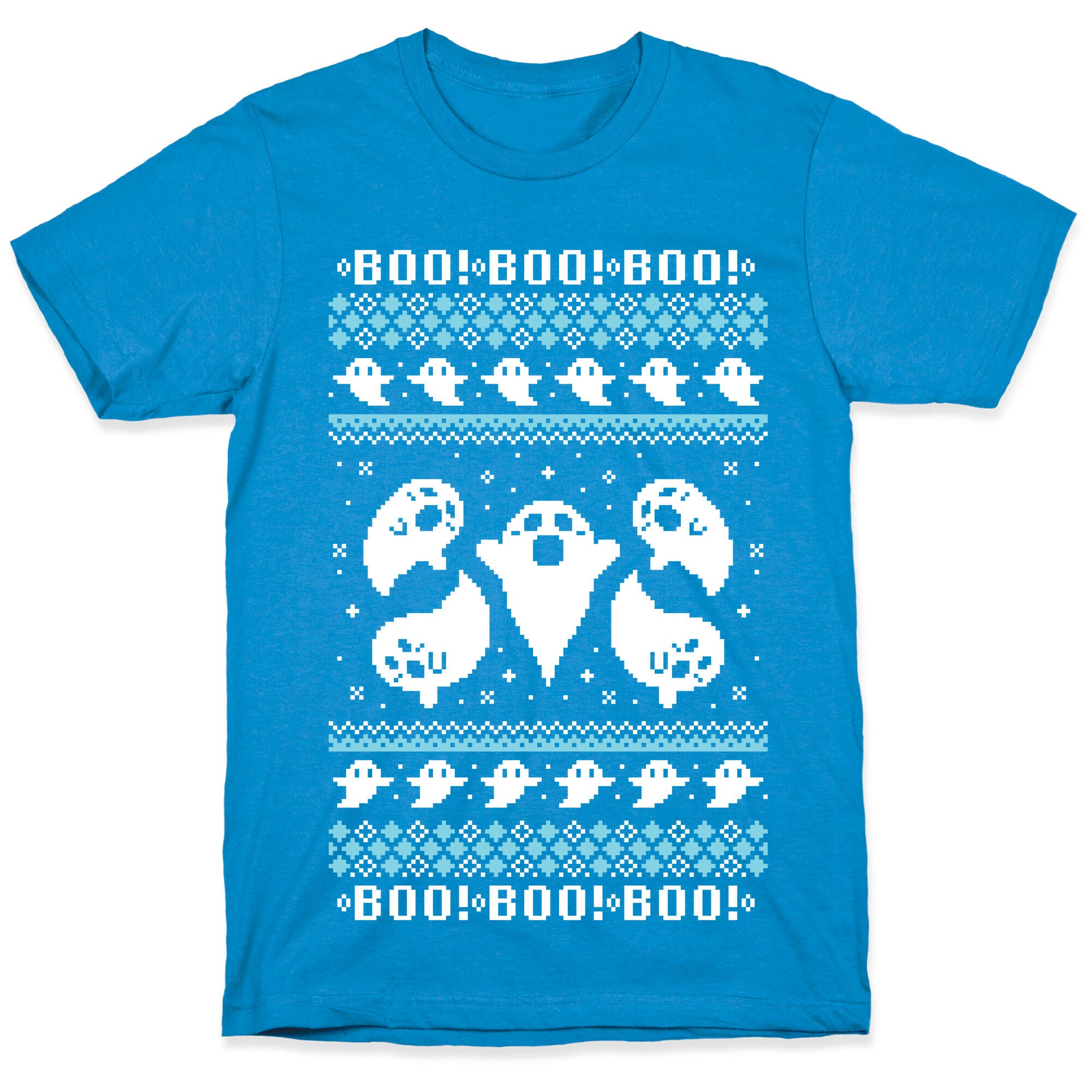 Spooky Ghosts Ugly Sweater T-Shirt